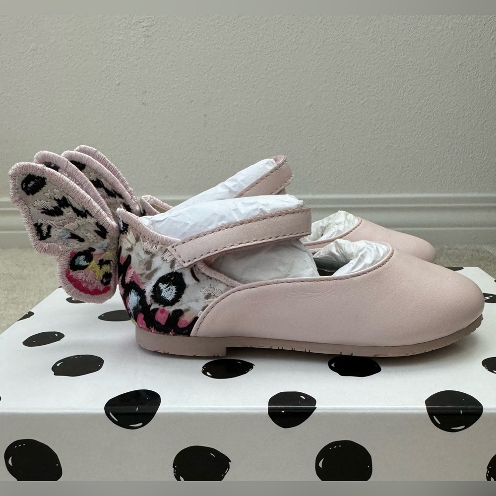 New Sophia Webster Mini Chiara Embroidered Flats